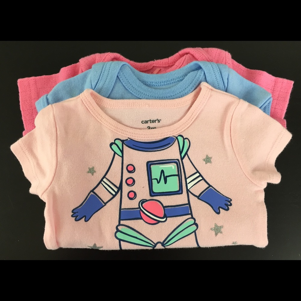3pc Space Onesies Set